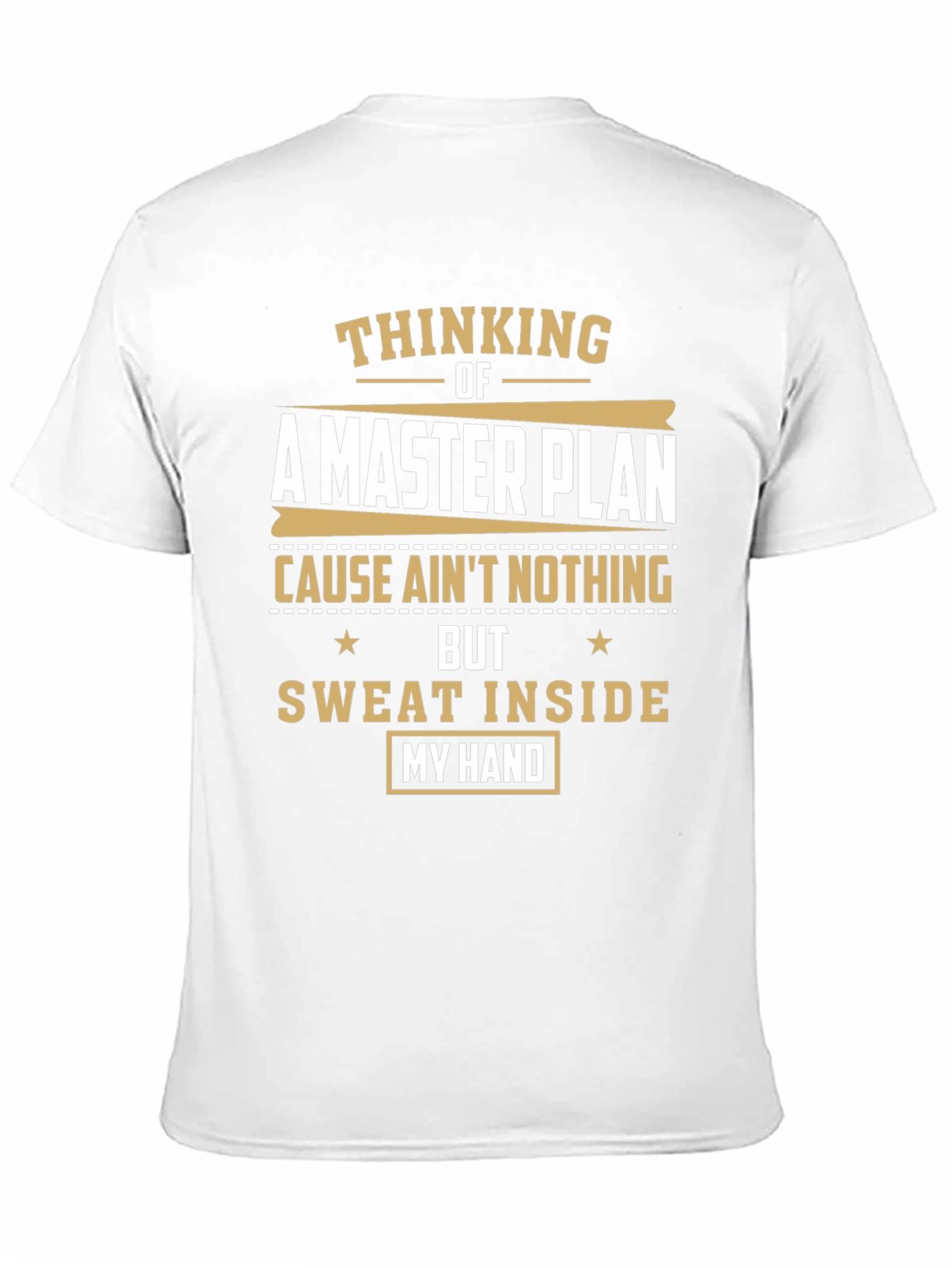Camiseta Negra: Pensando en un Plan Maestro