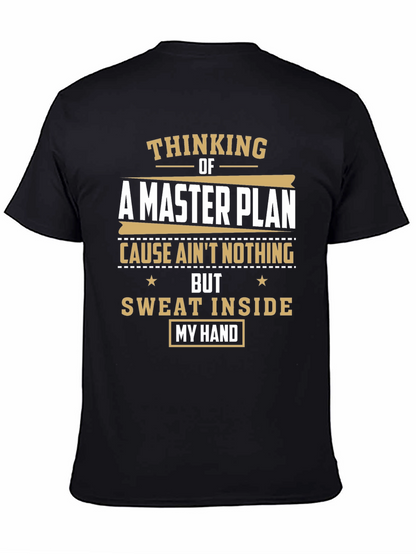 Camiseta Negra: Pensando en un Plan Maestro