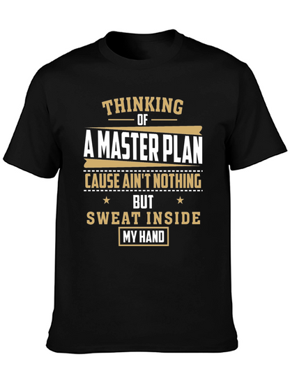 Camiseta Negra: Pensando en un Plan Maestro