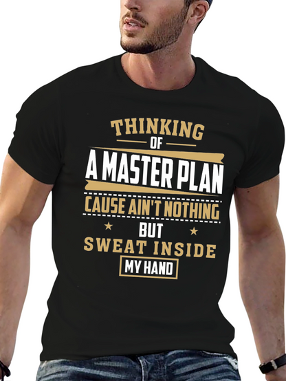Camiseta Negra: Pensando en un Plan Maestro