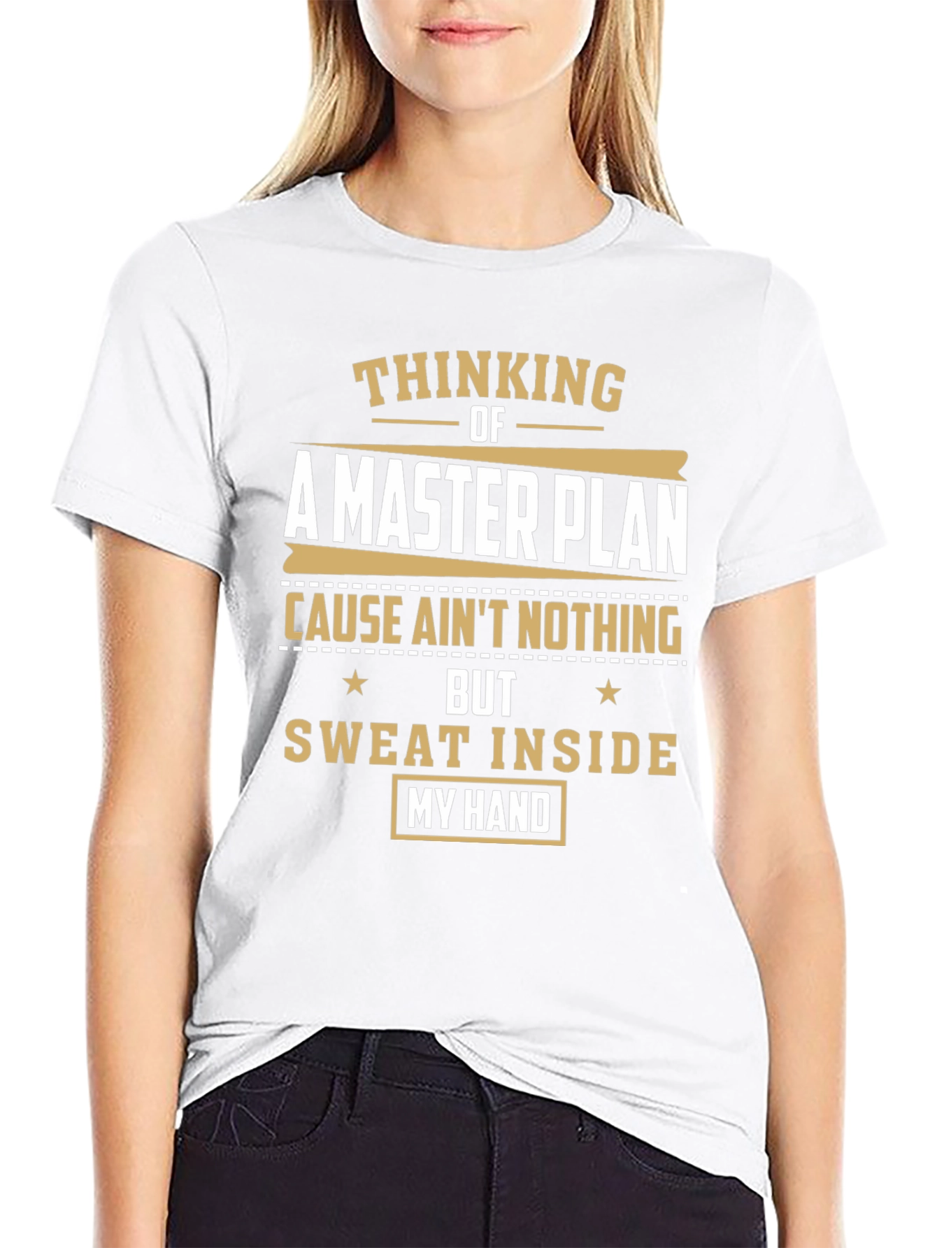 Camiseta Negra: Pensando en un Plan Maestro