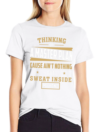 Camiseta Negra: Pensando en un Plan Maestro