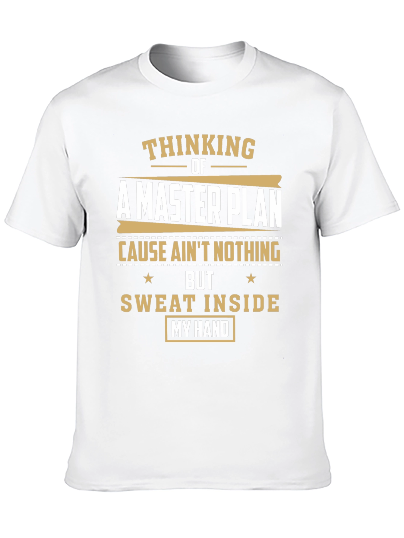 Camiseta Negra: Pensando en un Plan Maestro