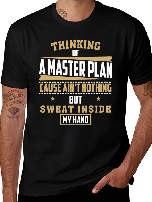 Camiseta Negra: Pensando en un Plan Maestro