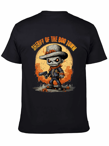 Camiseta Halloween Sheriff Esqueleto