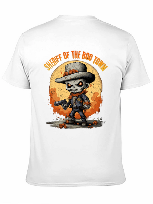 Camiseta Halloween Sheriff Esqueleto