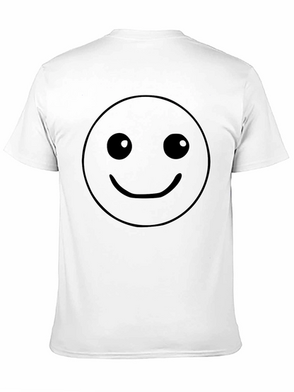 Camiseta Negra Hombre con Smiley