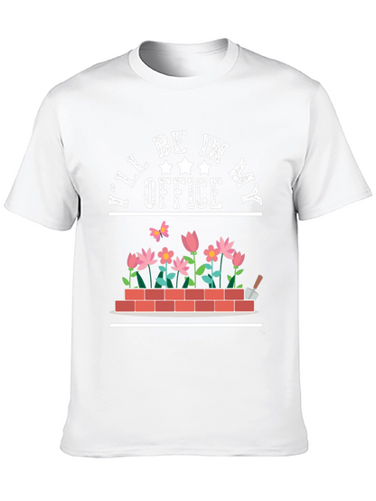 Camiseta Jardinería Estaré en mi oficina