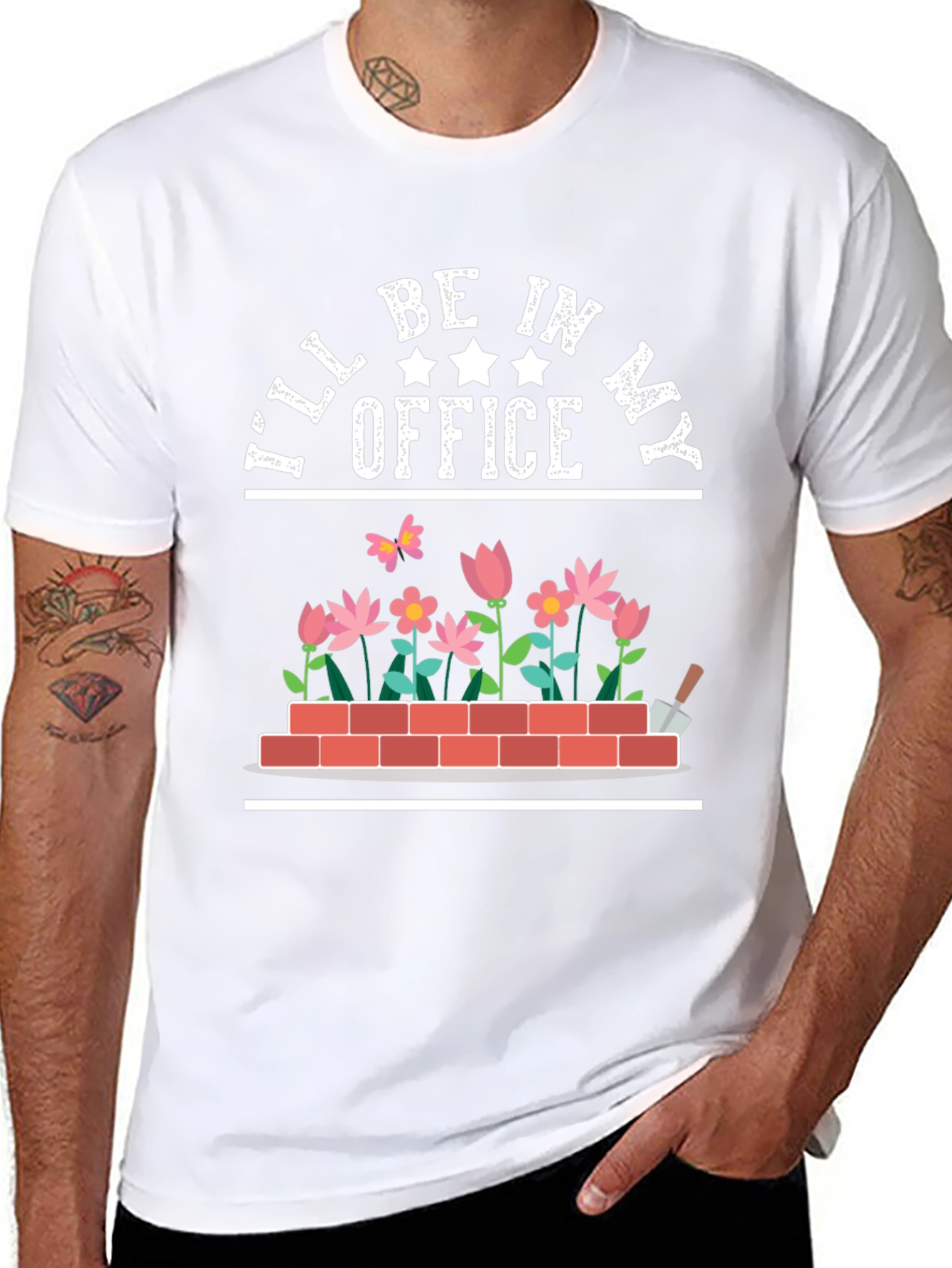 Camiseta Jardinería Estaré en mi oficina