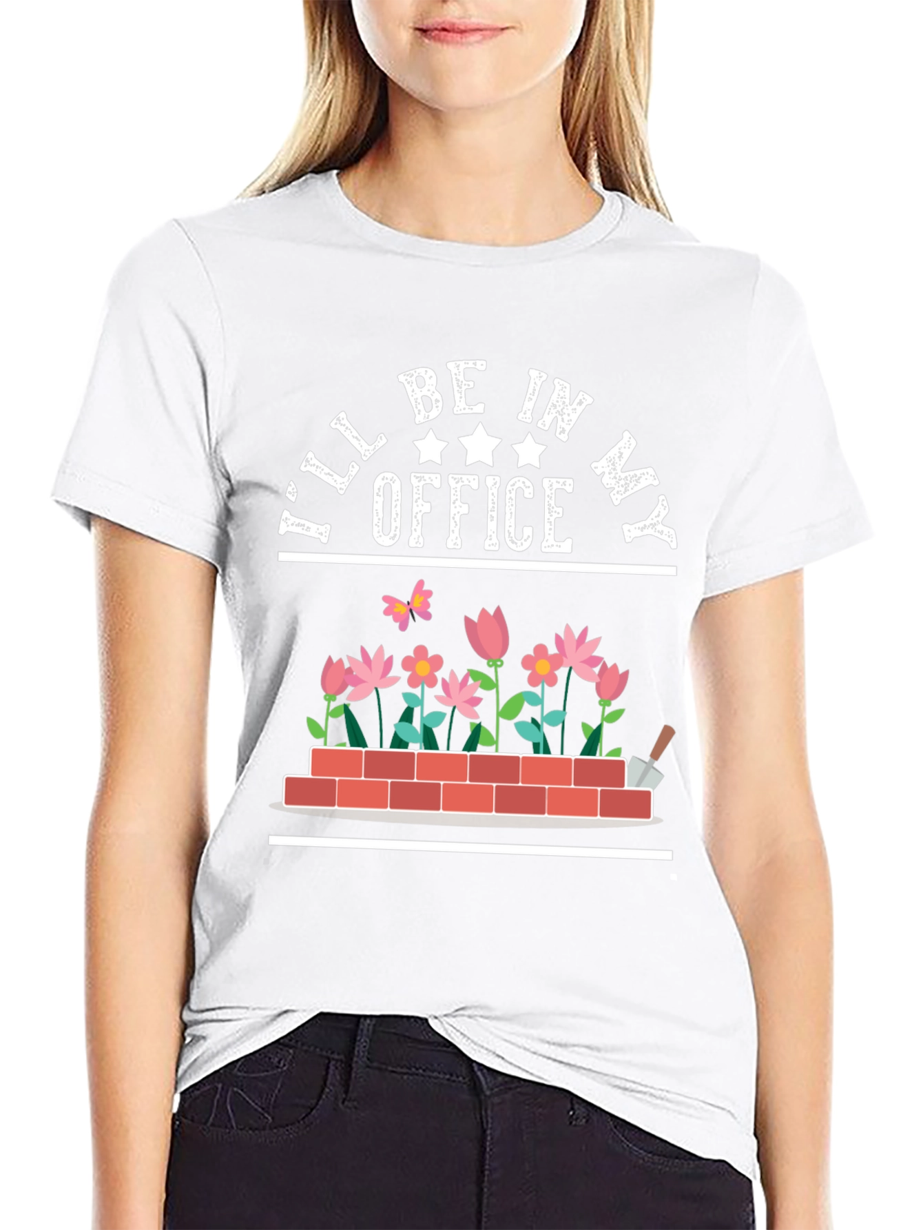 Camiseta Jardinería Estaré en mi oficina