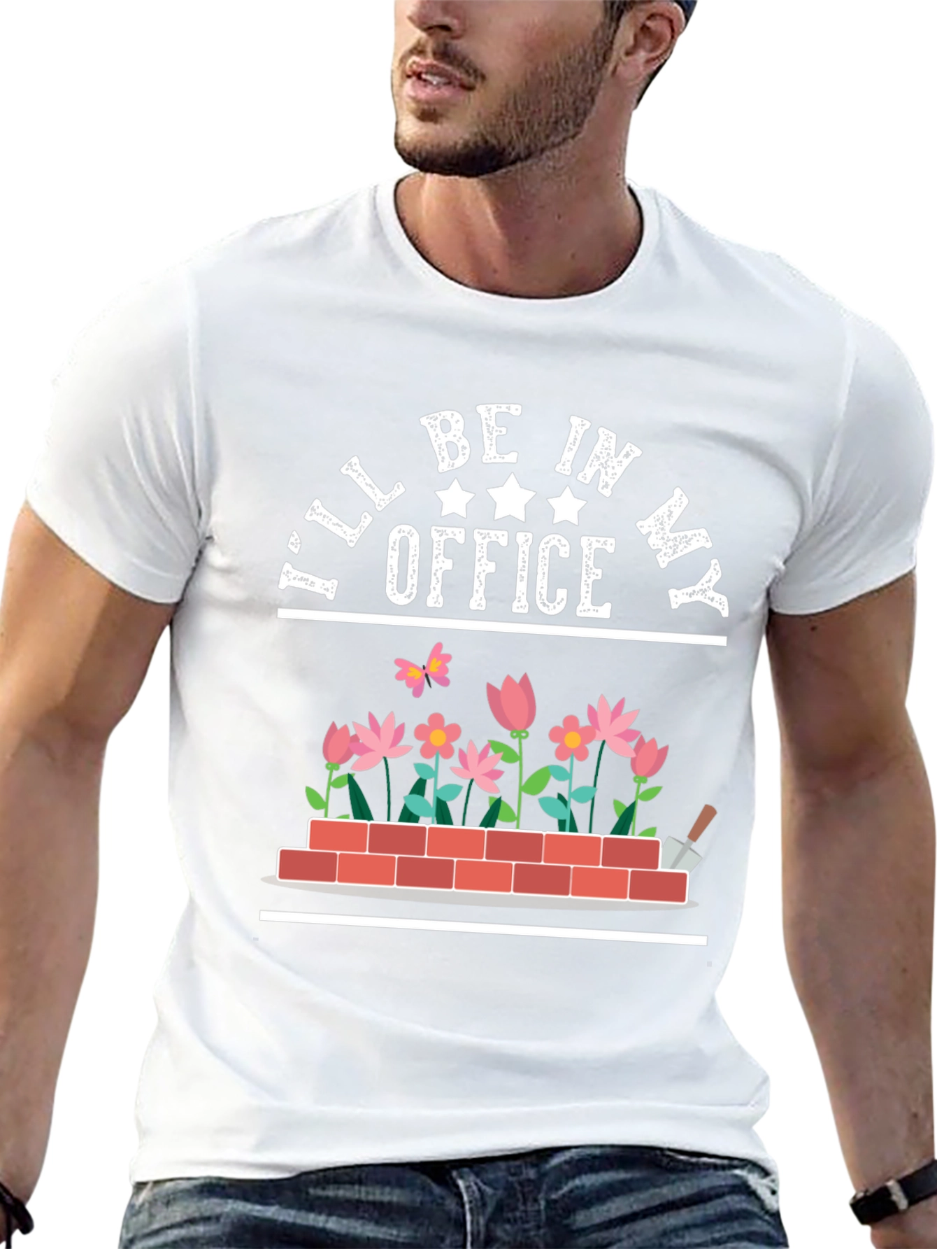 Camiseta Jardinería Estaré en mi oficina