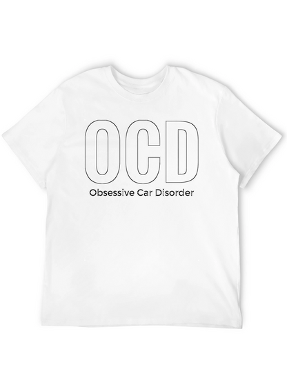 Camiseta Negra OCD - Obsesión por los Gatos