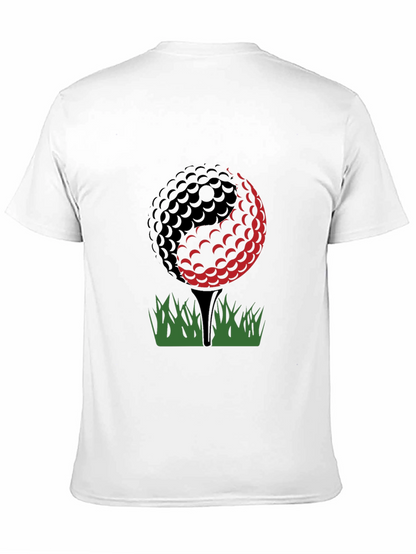 Camiseta Negra Diseño Golf