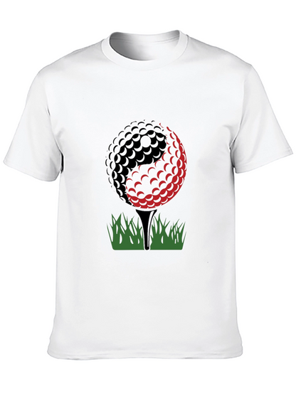 Camiseta Negra Diseño Golf