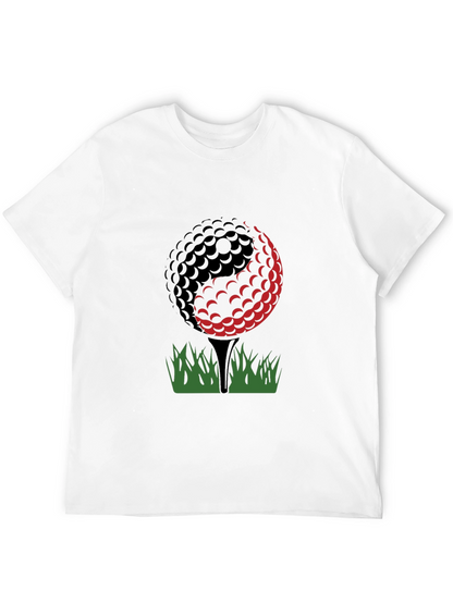 Camiseta Negra Diseño Golf