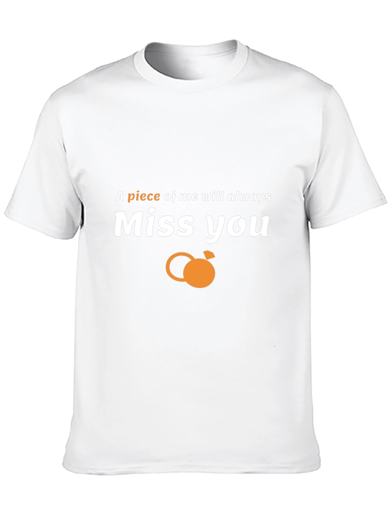 Camiseta Negra Miss You con Diseño Único