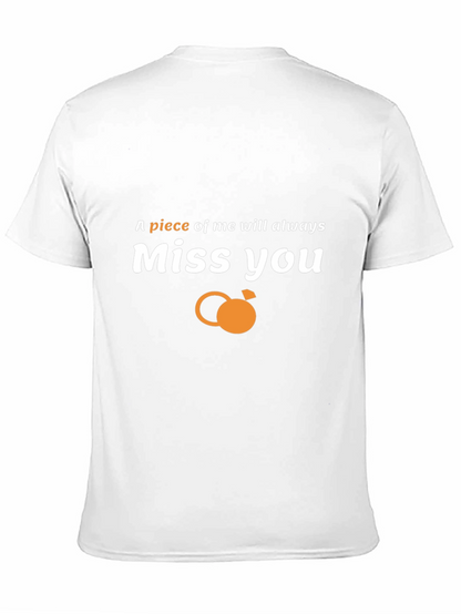 Camiseta Negra Miss You con Diseño Único
