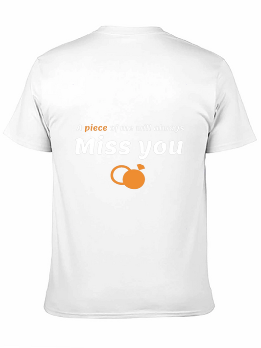 Camiseta Negra Miss You con Diseño Único