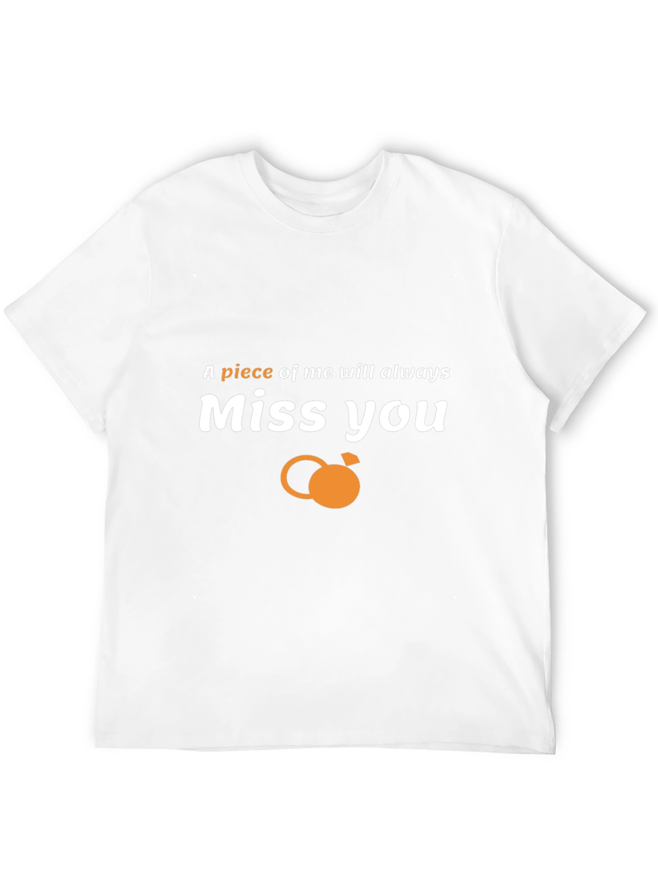 Camiseta Negra Miss You con Diseño Único