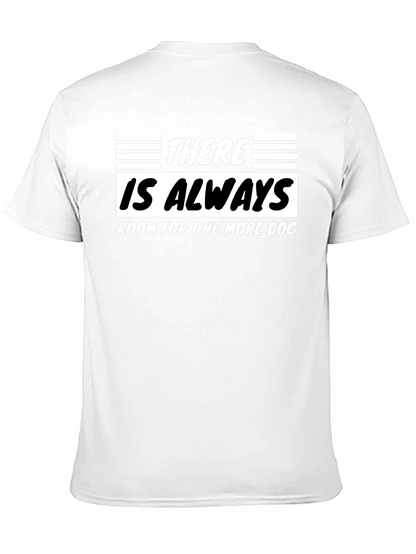 Camiseta Negra Siempre Hay Espacio para un Perro