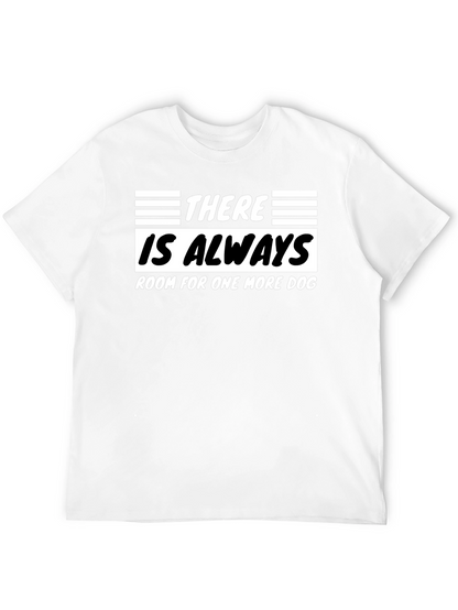 Camiseta Negra Siempre Hay Espacio para un Perro