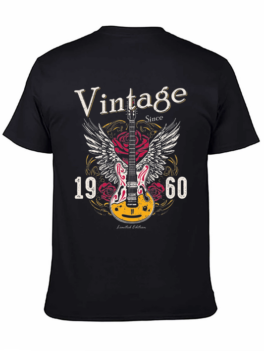 Camiseta Vintage 1960 Guitarra Edición Limitada