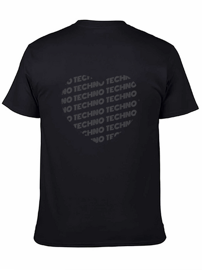Camiseta Negra No Techno para Hombre