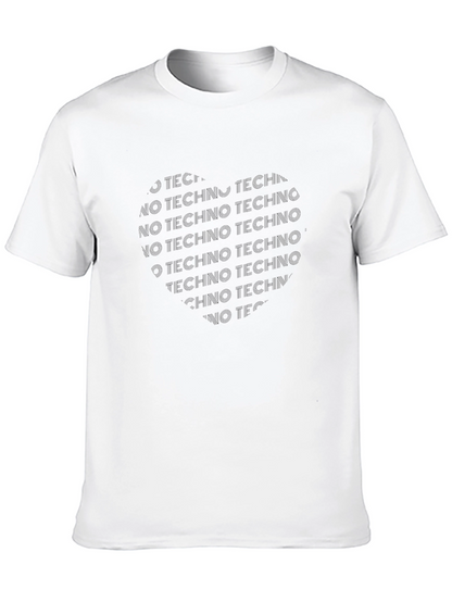 Camiseta Negra No Techno para Hombre