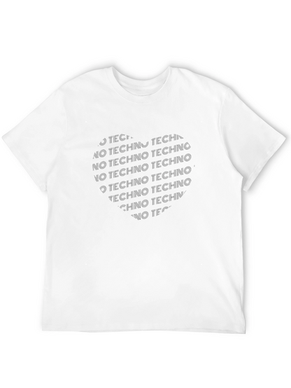 Camiseta Negra No Techno para Hombre