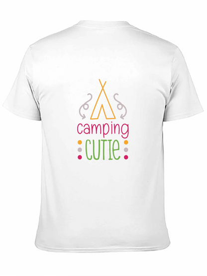 Camiseta Negra Camping Cutie Unisex