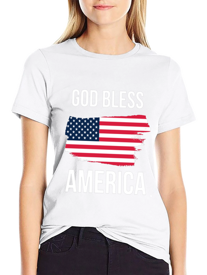Camiseta Negra: Dios Bendiga América