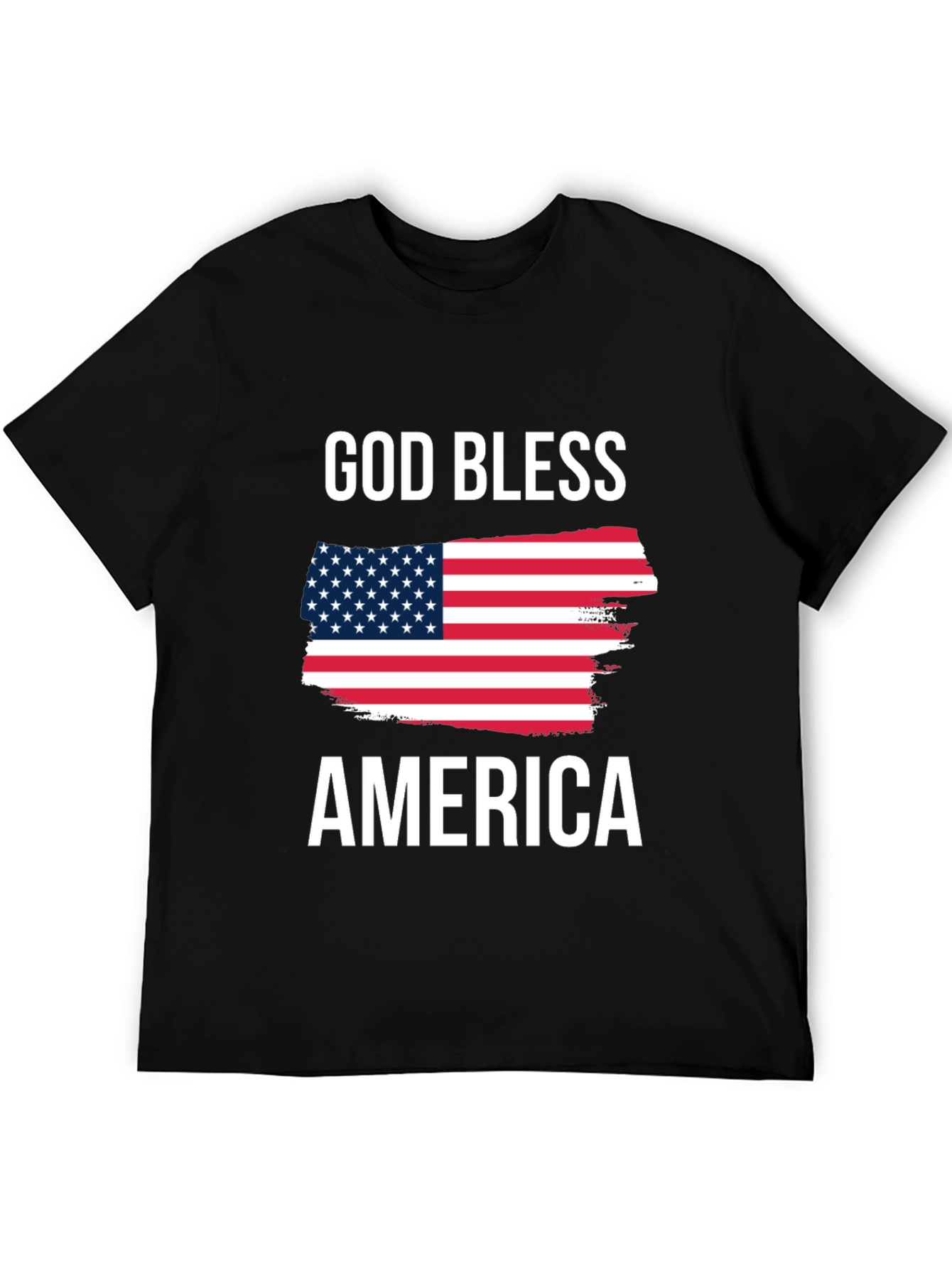 Camiseta Negra: Dios Bendiga América