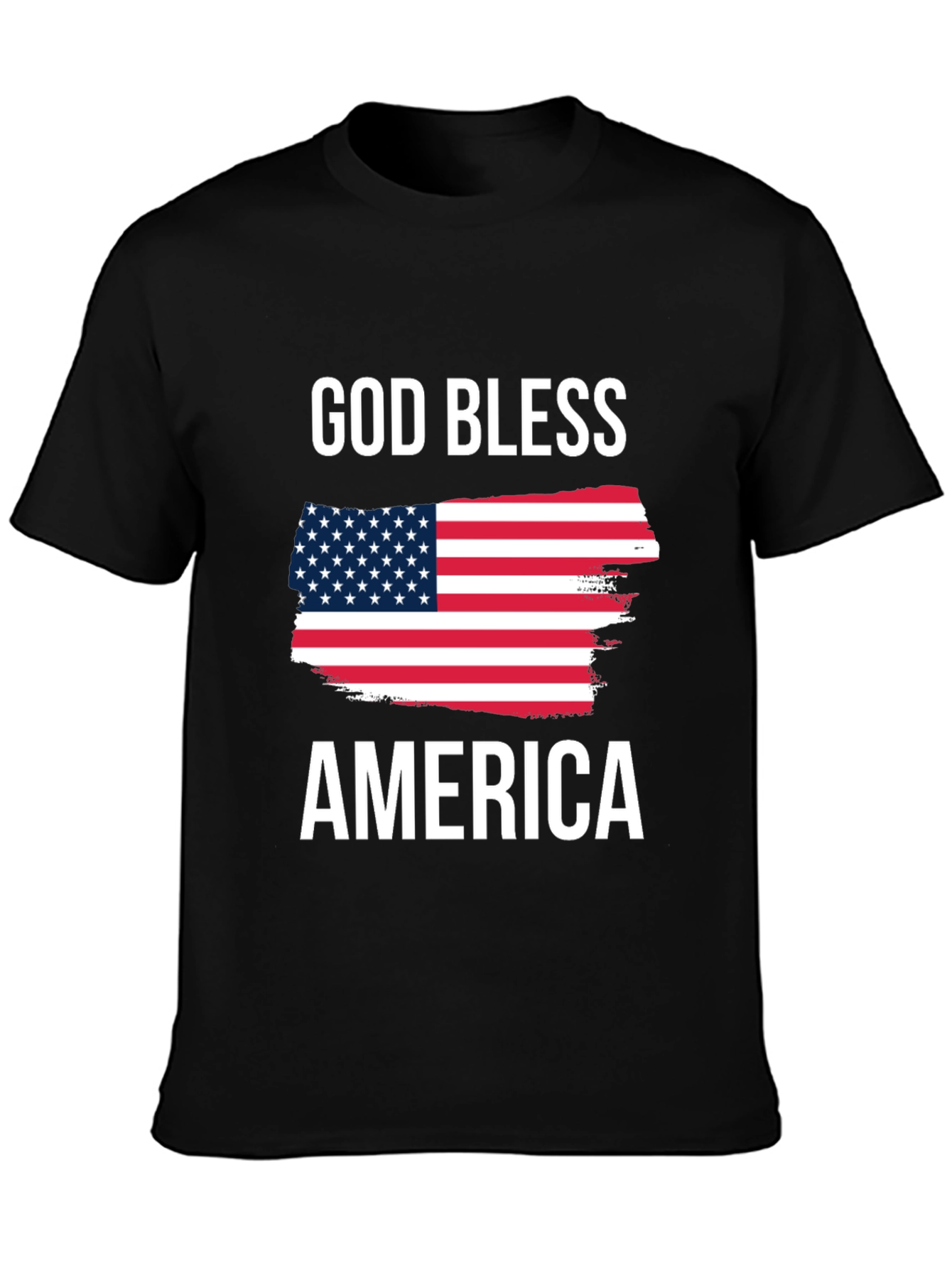 Camiseta Negra: Dios Bendiga América