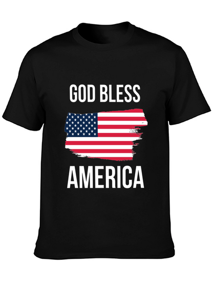 Camiseta Negra: Dios Bendiga América