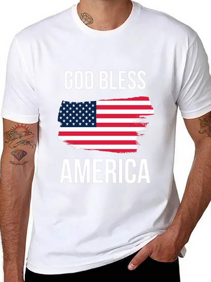 Camiseta Negra: Dios Bendiga América