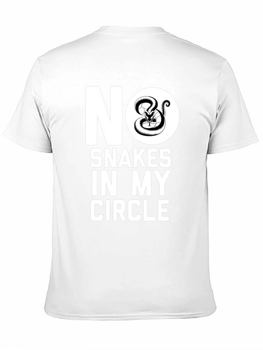 Camiseta Negra No Serpientes en Mi Círculo
