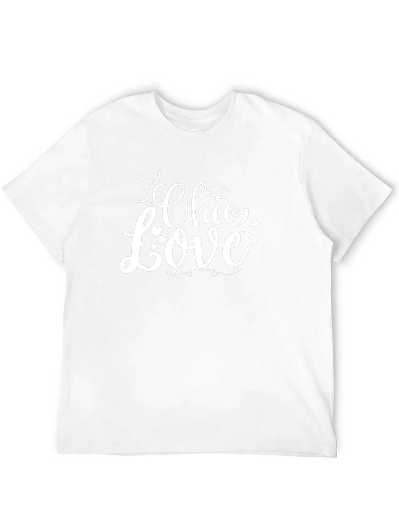 Camiseta Negra Ohio Love para Fanáticos