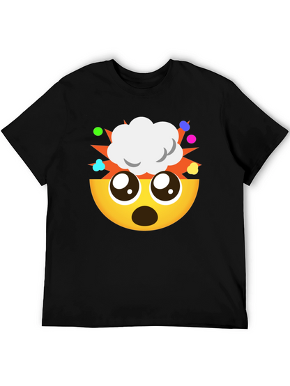 Camiseta Negra Emoji ¡Explosión de Ideas!