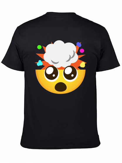 Camiseta Negra Emoji ¡Explosión de Ideas!