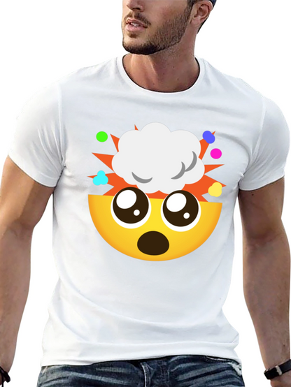 Camiseta Negra Emoji ¡Explosión de Ideas!