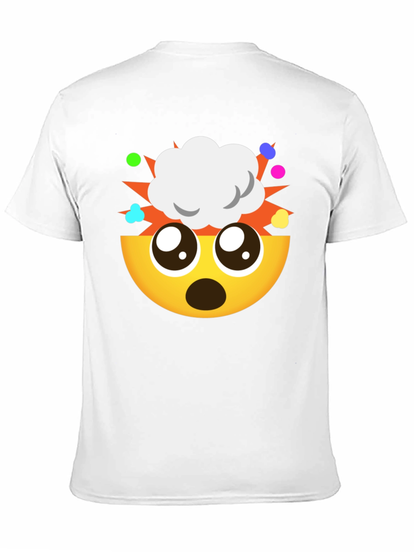 Camiseta Negra Emoji ¡Explosión de Ideas!