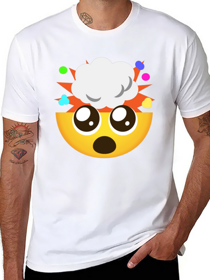 Camiseta Negra Emoji ¡Explosión de Ideas!