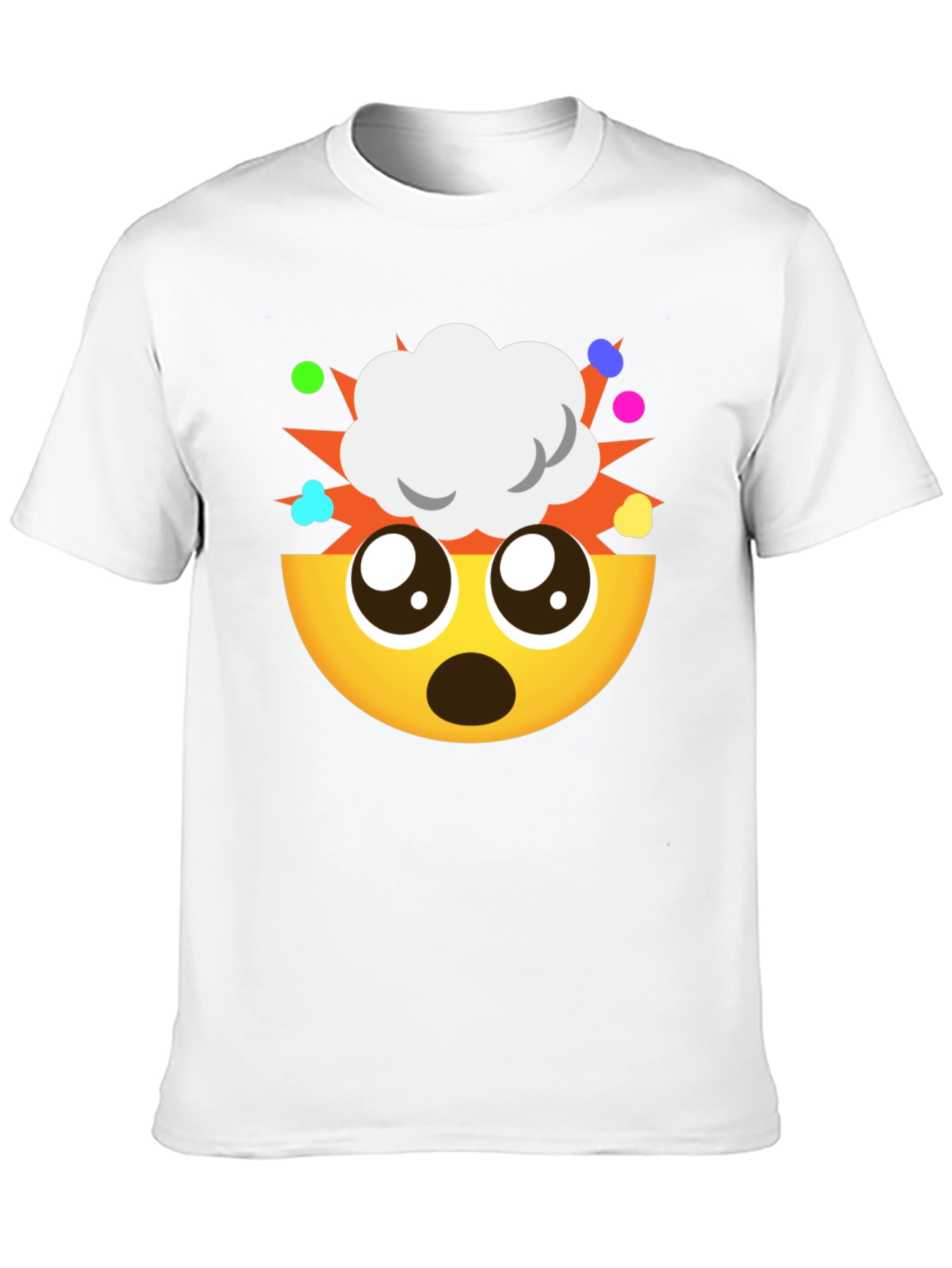 Camiseta Negra Emoji ¡Explosión de Ideas!