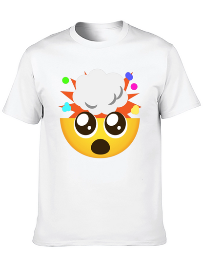 Camiseta Negra Emoji ¡Explosión de Ideas!