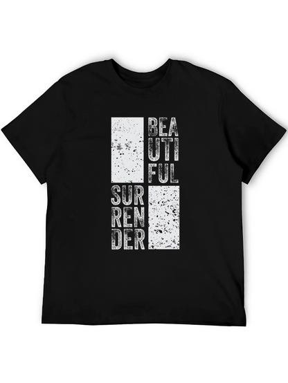 Camiseta Negra: Beautiful Surrender - Diseño Único