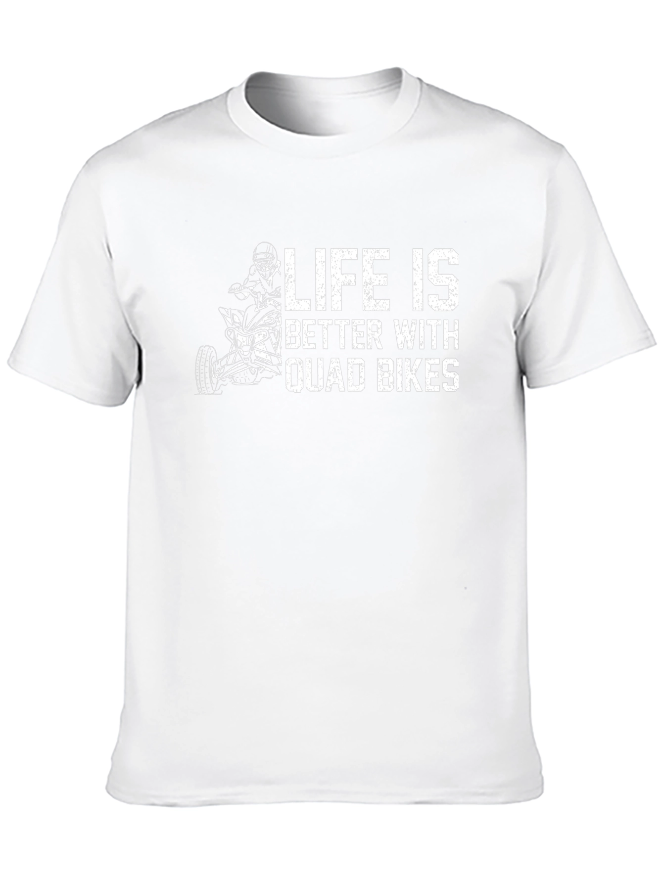 Camiseta Negra Life is Better With Quad Bikes