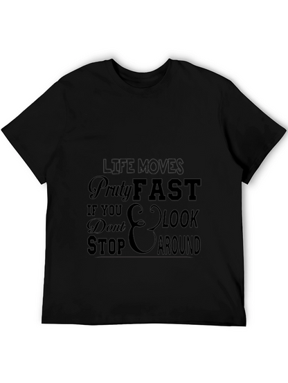 Camiseta Negra con Mensaje Motivacional