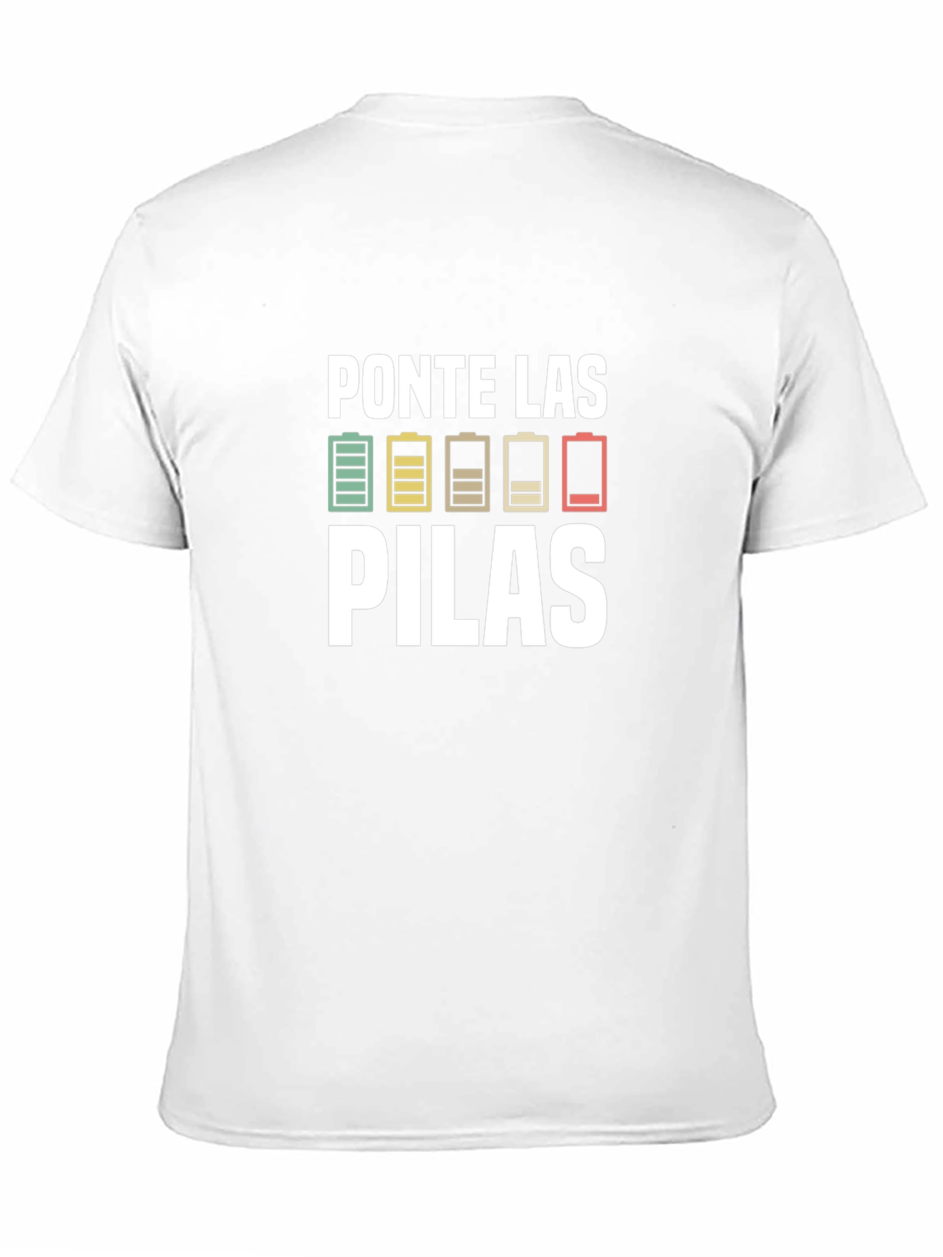 Camiseta Negra Ponte Las Pilas para Hombre