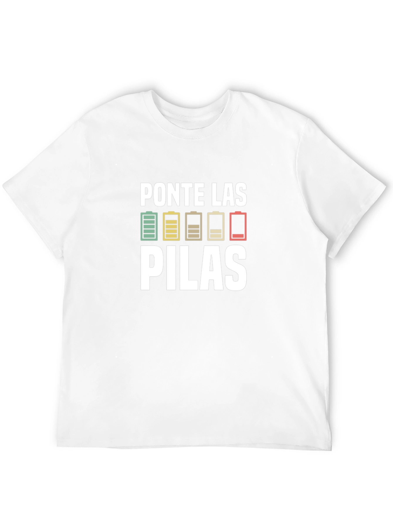 Camiseta Negra Ponte Las Pilas para Hombre
