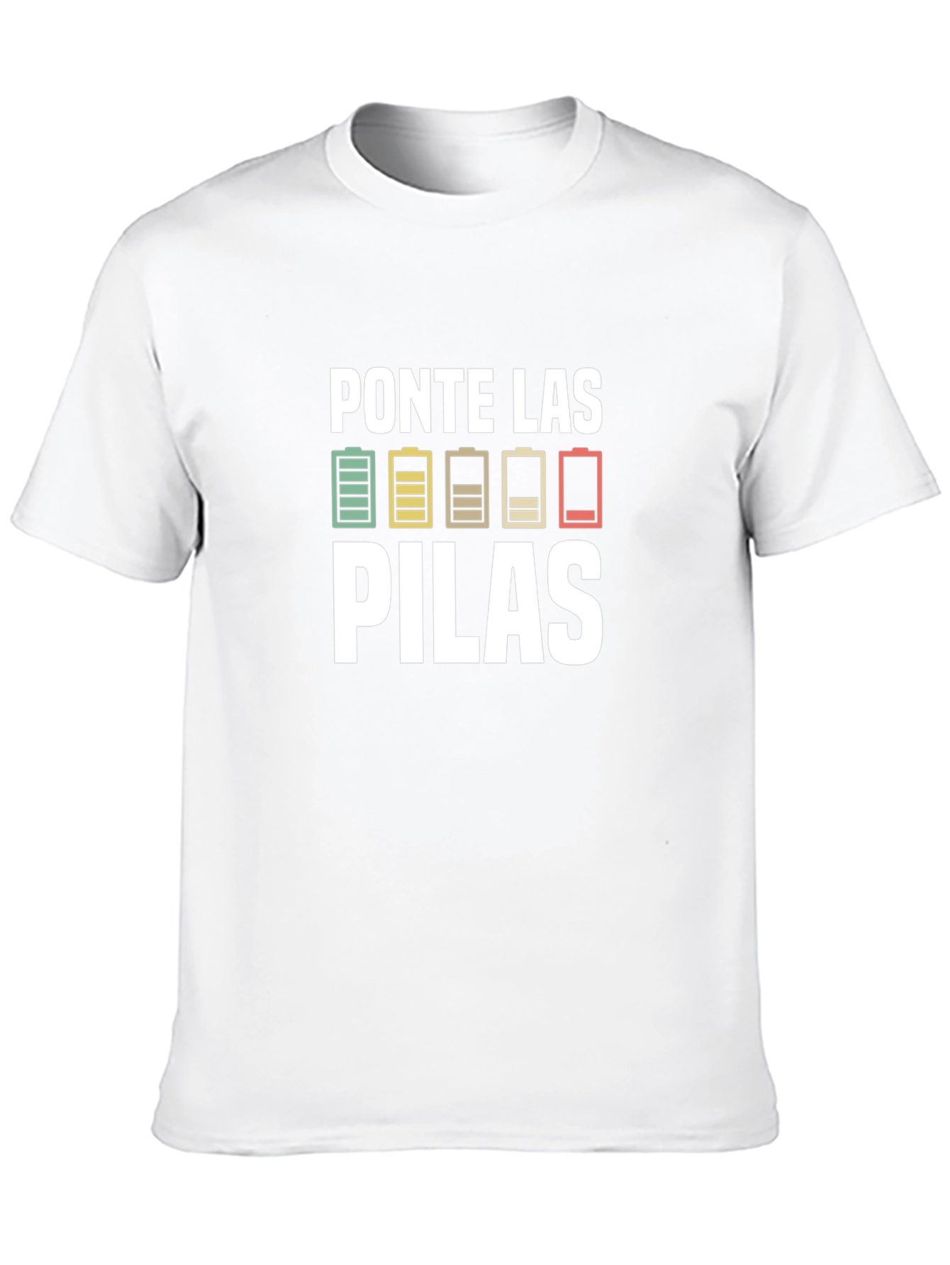 Camiseta Negra Ponte Las Pilas para Hombre